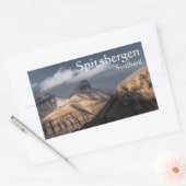 Spitsbergen Svalbard Rechthoekige Sticker (Envelop)