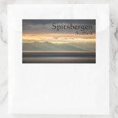Spitsbergen Svalbard Rechthoekige Sticker (Tas)