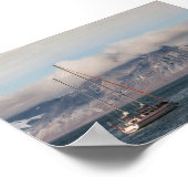 Spitsbergen Svalbard Zeilboot Poster (Hoek)