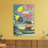 Spitssnuitsnavelhaai Canvas Afdruk (Insitu (Woonkamer))