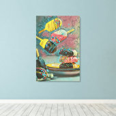 Spitssnuitsnavelhaai Canvas Afdruk (Insitu (Houten vloer))