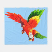 Spitssnuitsnavelhaai Fleece Deken (Voorkant (Horizontaal))