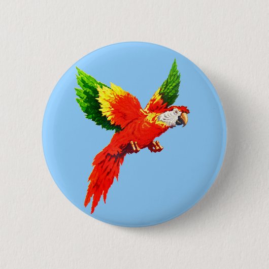 Spitssnuitsnavelhaai Ronde Button 5,7 Cm (Voorkant)