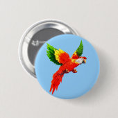 Spitssnuitsnavelhaai Ronde Button 5,7 Cm (Voorkant /achterkant)