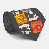 Spitssnuitsnavelsavanne Stropdas (Opgerold)