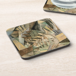 Spitsuur, New York door Max Weber, Vintage Cubisme Bier Onderzetter