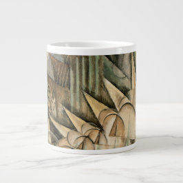 Spitsuur, New York door Max Weber, Vintage Cubisme Grote Koffiekop