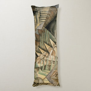 Spitsuur, New York door Max Weber, Vintage Cubisme Lichaamskussen