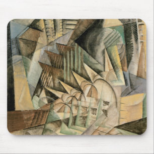 Spitsuur, New York door Max Weber, Vintage Cubisme Muismat