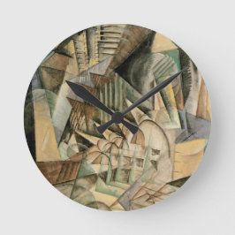 Spitsuur, New York door Max Weber, Vintage Cubisme Ronde Klok