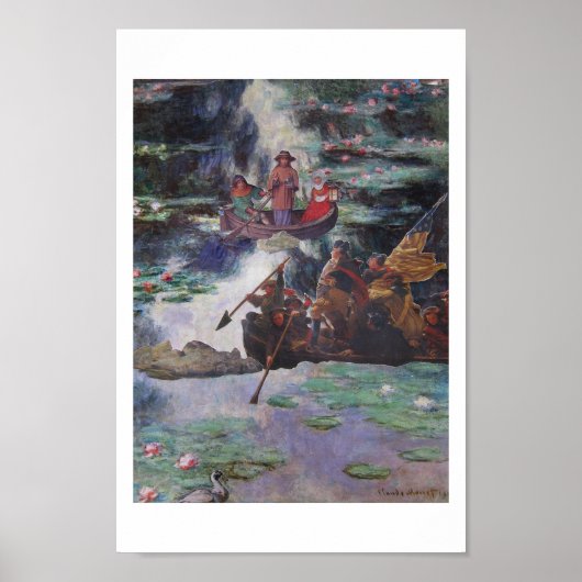 Spitsuurverkeer - collagekunst poster (Voorkant)