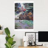 Spitsuurverkeer - collagekunst poster (Thuiskantoor)