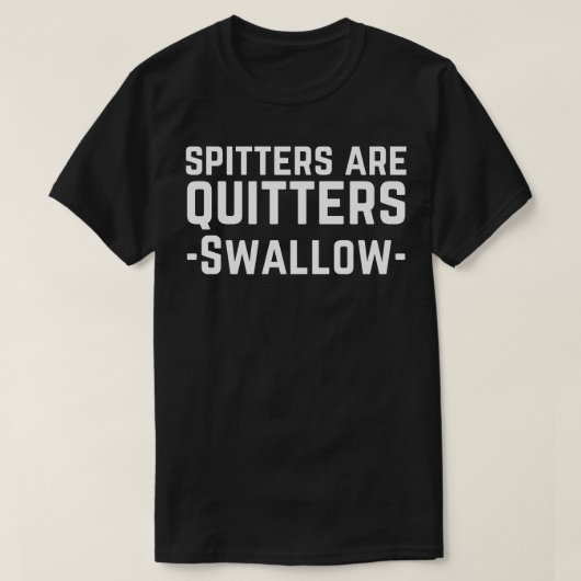 Spitters zijn gitters t-shirt (Design voorkant)