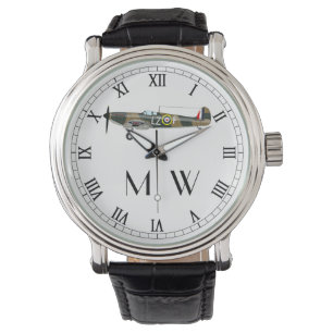Spitvuur Monogrammen Horloge