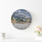 Spitvuur onder Stormen wolken Grote Klok (Huis)