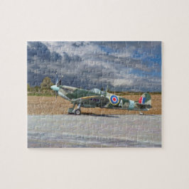 Spitvuur onder Stormen wolken Legpuzzel