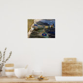 Spitvuur op superzee - foto van de  luchtvaart poster (Keuken)