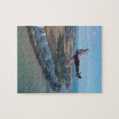 Spitvuur over de Engelse kust. Legpuzzel (Horizontaal)