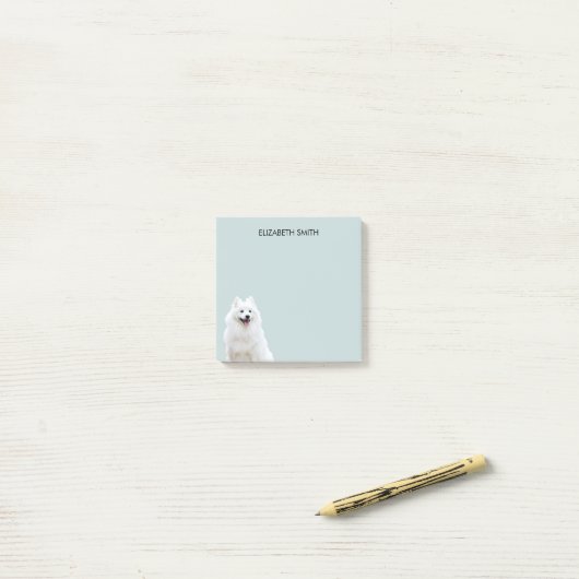 Spitz American Eskimo Dog Post-it® Notes (Op bureau)