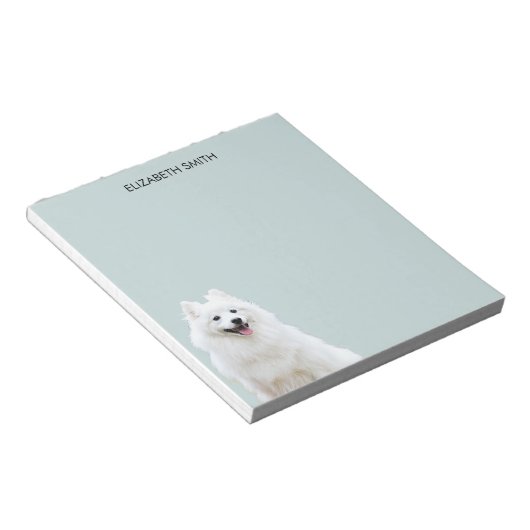 Spitz American Eskimo Dog Post-it Notes Notitieblok (Schuin)