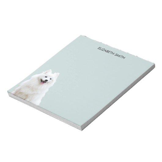 Spitz American Eskimo Dog Post-it Notes Notitieblok (Linkerzijde)
