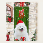 Spitz Dog Kerstmis Planner (Achterkant)