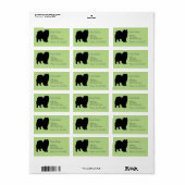 Spitz Silhouette Etiket (Full Sheet)