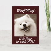 SPITZ WENST U EEN "HEEL GELUKKIG JUBILEUM" KAART (Voorkant)