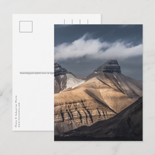 Spitzbergen Svalbard Briefkaart (Voorkant / Achterkant)