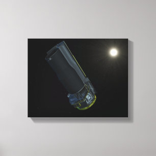 Spitzer gezien in zichtbaar licht canvas afdruk