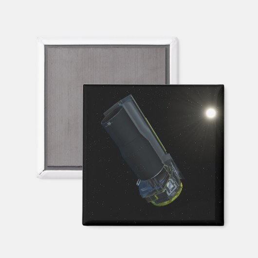 Spitzer gezien in zichtbaar licht magneet (Voorkant / Achterkant)