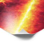 Spitzer gezien tegen de infrarode hemel 2 foto afdruk (Hoek)