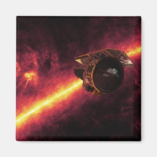 Spitzer gezien tegen de infrarode hemel 2 magneet (Voorkant)