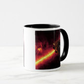 Spitzer gezien tegen de infrarode hemel 2 mok (Voorkant rechts)