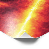 Spitzer gezien tegen de infrarode hemel foto afdruk (Hoek)