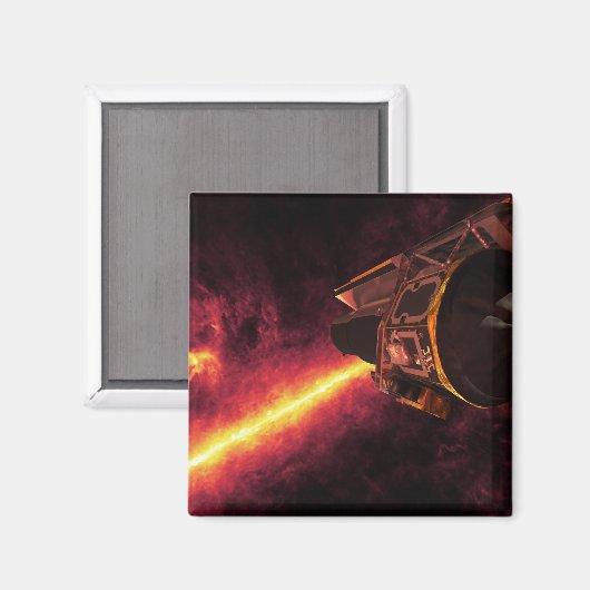 Spitzer gezien tegen de infrarode hemel magneet (Voorkant / Achterkant)