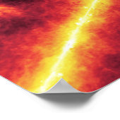 Spitzer gezien tegen de infrarode hemel poster (Hoek)