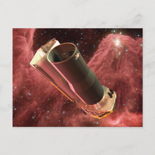 Spitzer-ruimtetelescoopjubileum Briefkaart (Voorkant)