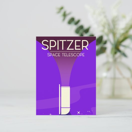 Spitzer Space Telescope Briefkaart (Staand voorkant)