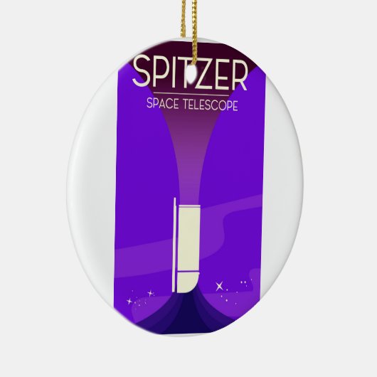 Spitzer Space Telescope Keramisch Ornament (Rechts)