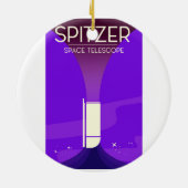 Spitzer Space Telescope Keramisch Ornament (Achterkant)