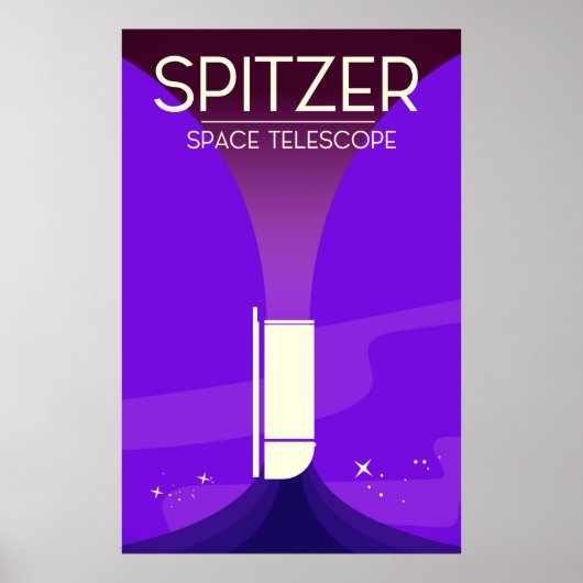 Spitzer Space Telescope Poster (Voorkant)