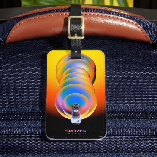 Spitzer Space Telescope Poster. Bagagelabel (Voorkant Insitu 2)