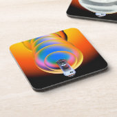 Spitzer Space Telescope Poster. Bier Onderzetter (Linkerzijde)