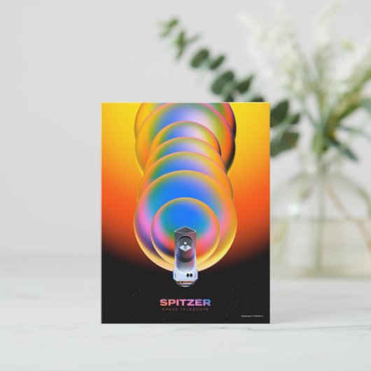 Spitzer Space Telescope Poster. Briefkaart (Staand voorkant)