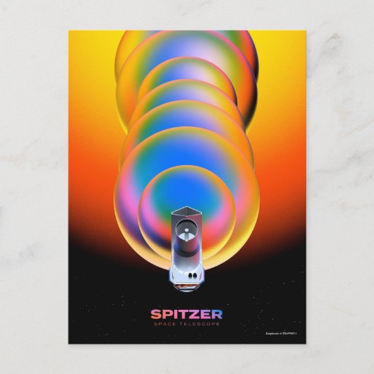 Spitzer Space Telescope Poster. Briefkaart (Voorkant)