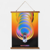 Spitzer Space Telescope Poster. Hangend Wandkleed (Voorkant)