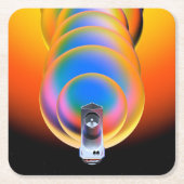 Spitzer Space Telescope Poster. Kartonnen Onderzetters (Voorkant)