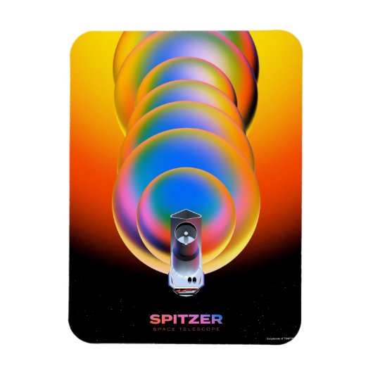 Spitzer Space Telescope Poster. Magneet (Verticaal)