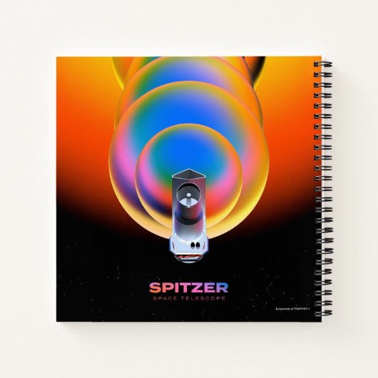 Spitzer Space Telescope Poster. Notitieboek (Achterkant)